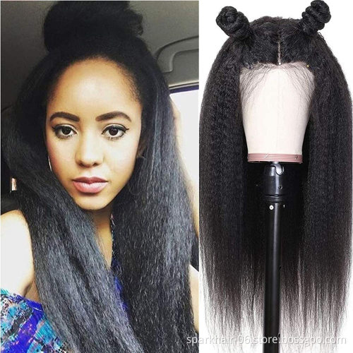 Wholesale Raw Indian Virgin Hair Lace Frontal Curly Wig, Full Swiss Lace Front Closure Human Hair Lace Front Wig